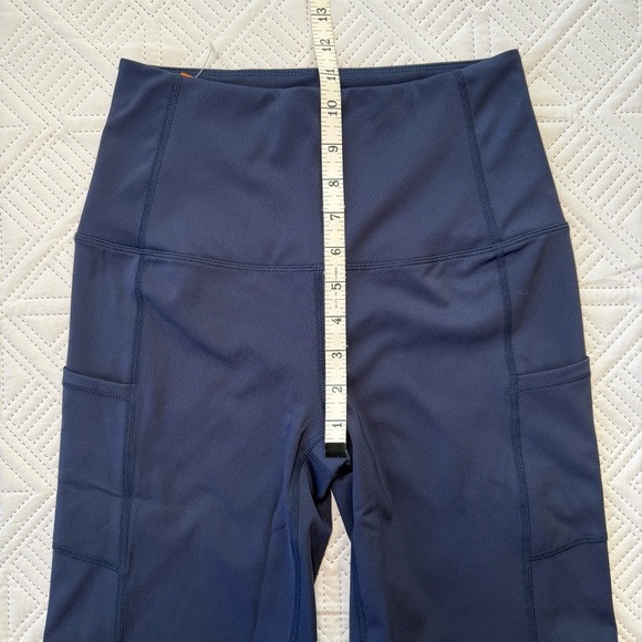 Handful High Five High Waisted Biker Shorts Size S In Night Swim Navy - Picture 7 of 11